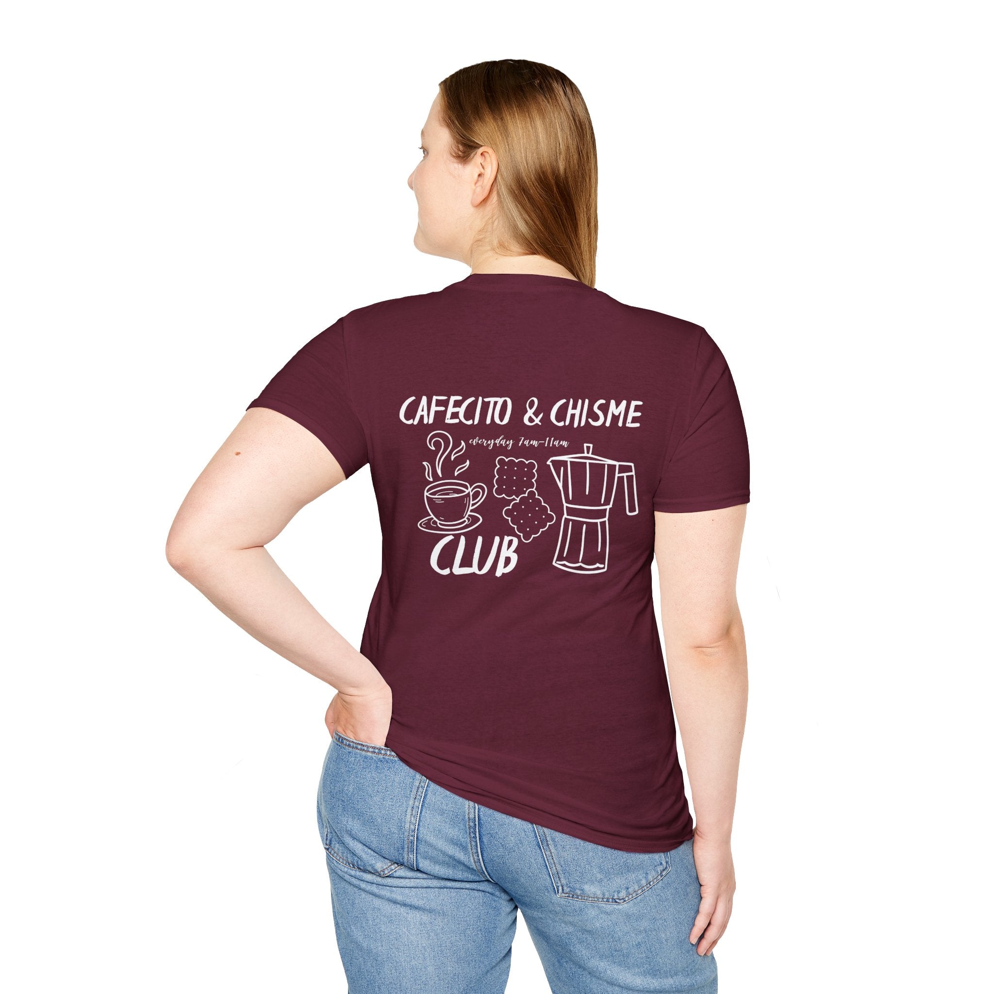 Cafecito & Chisme Club Unisex T-Shirt