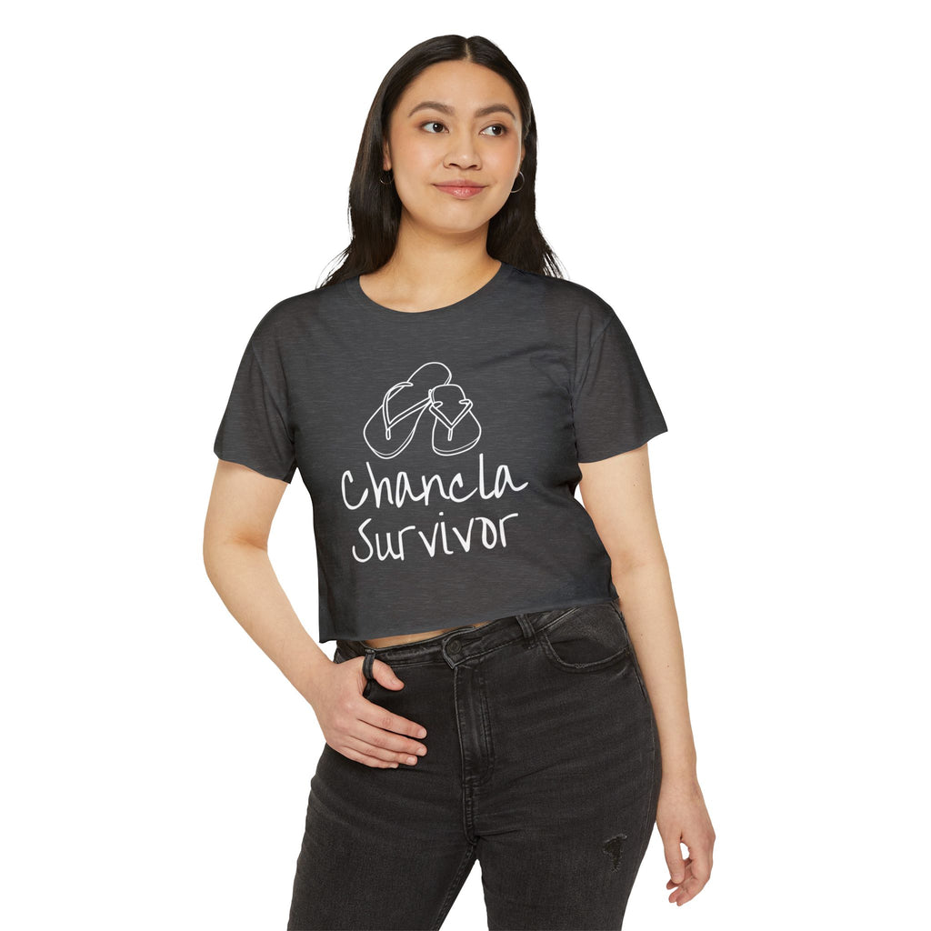 Chancleta Survivor Festival Crop Top