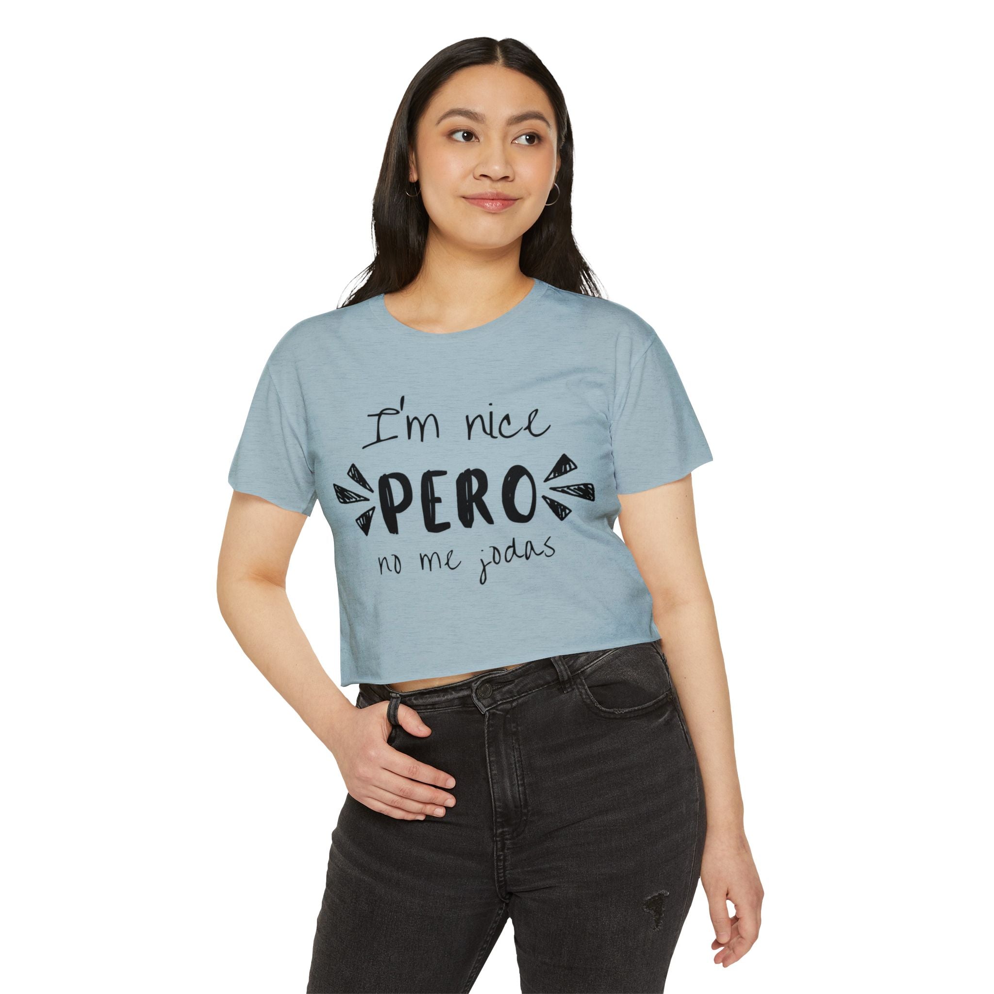 I'm Nice Crop Top
