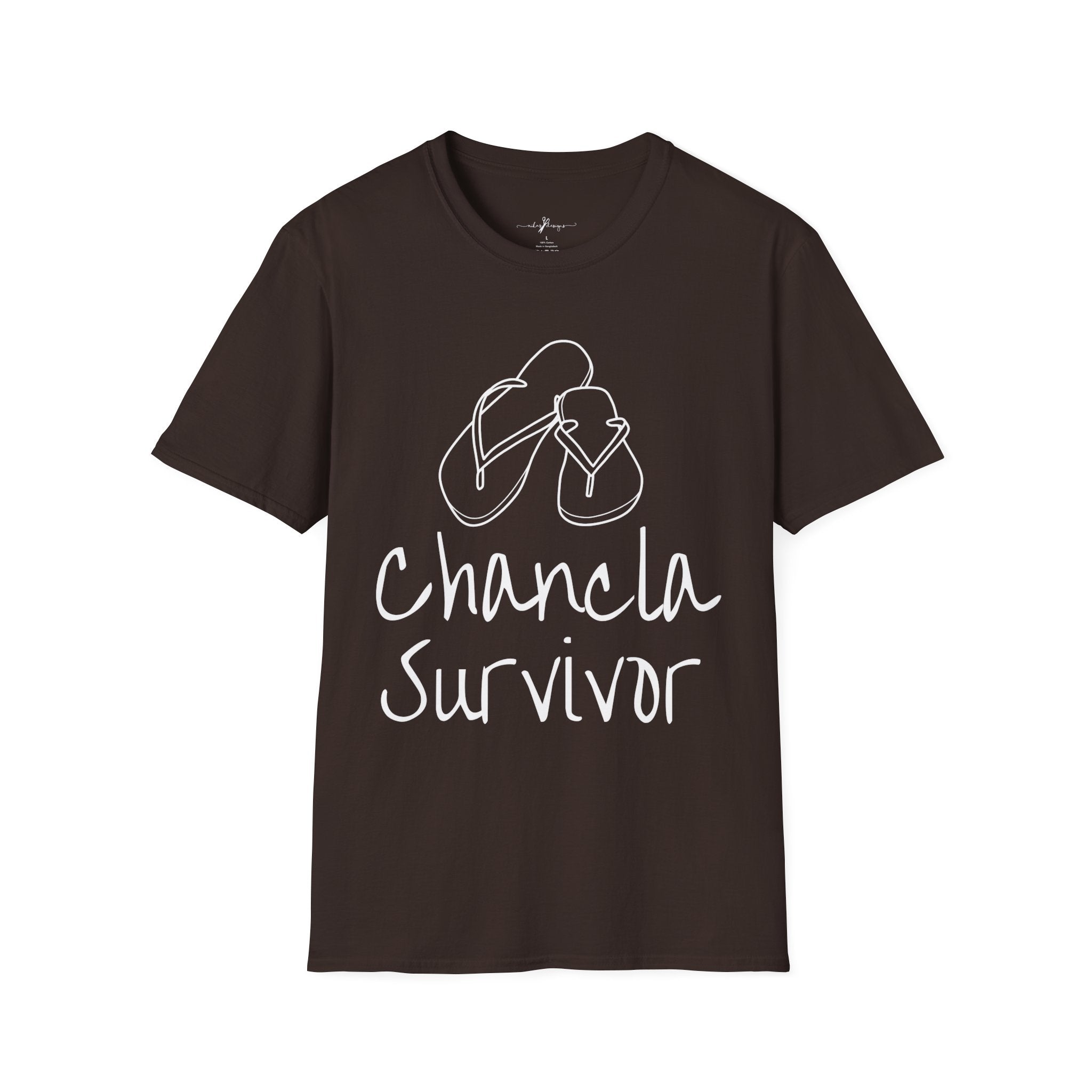 Chancla Survivor Unisex Softstyle T-Shirt