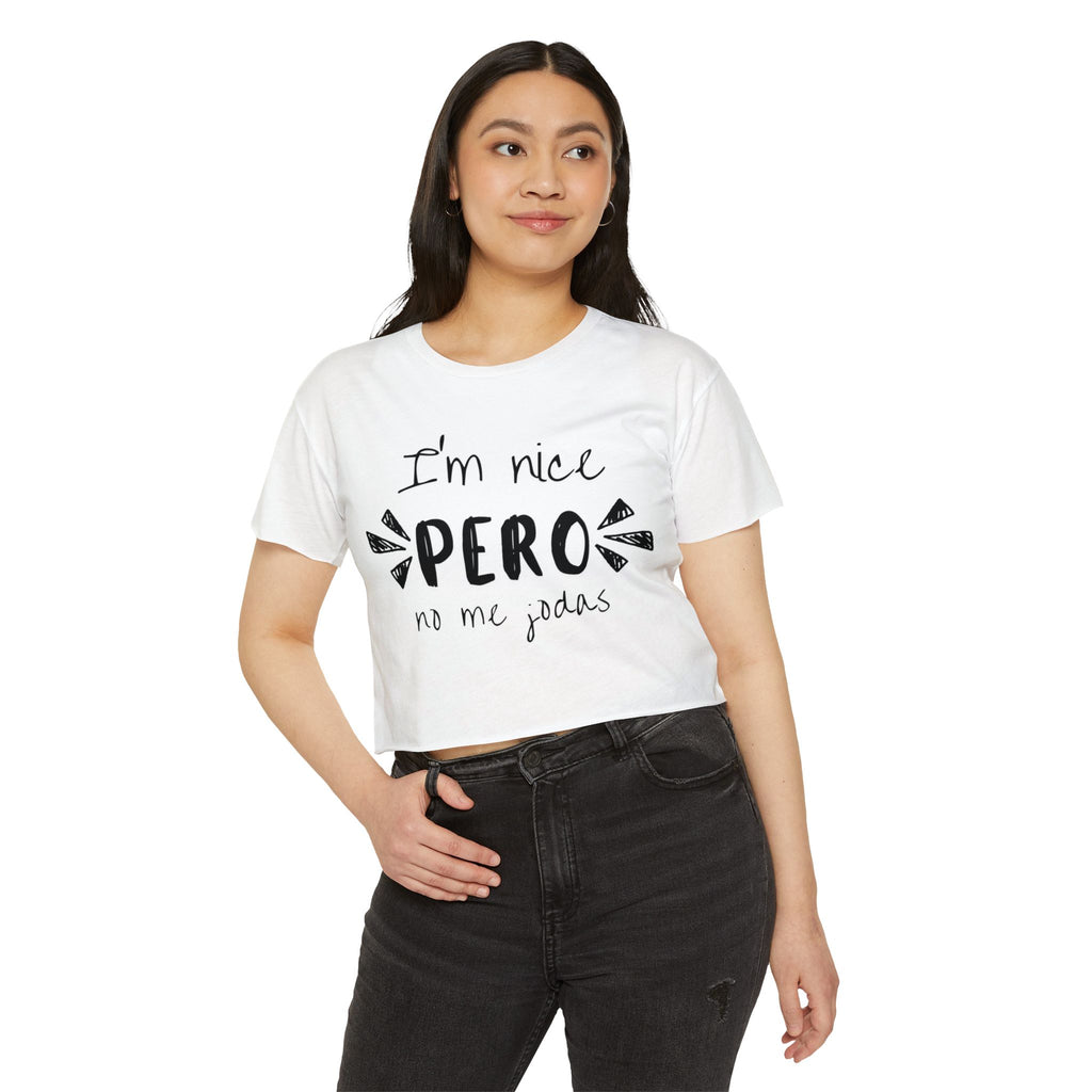I'm Nice Crop Top