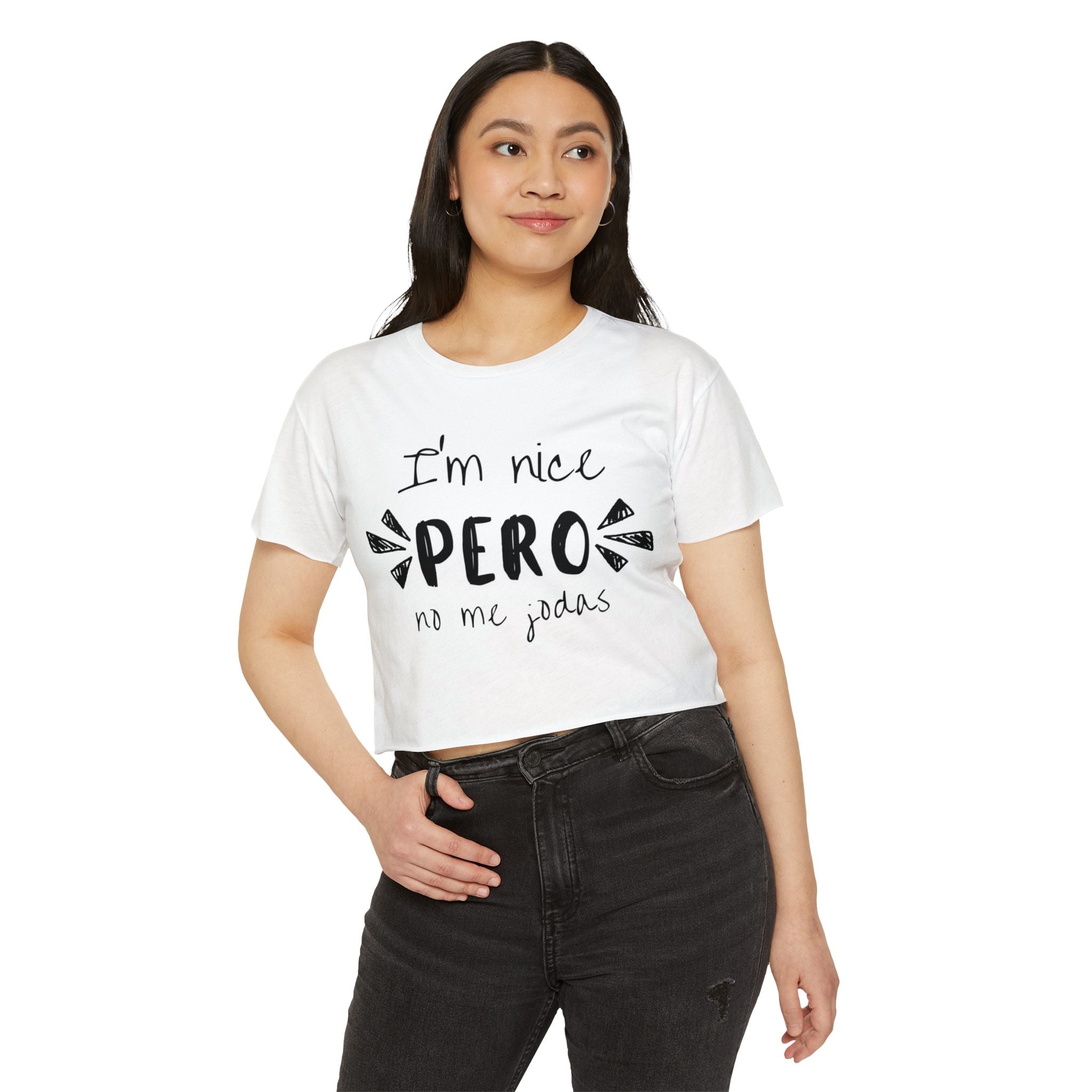 I'm Nice Crop Top