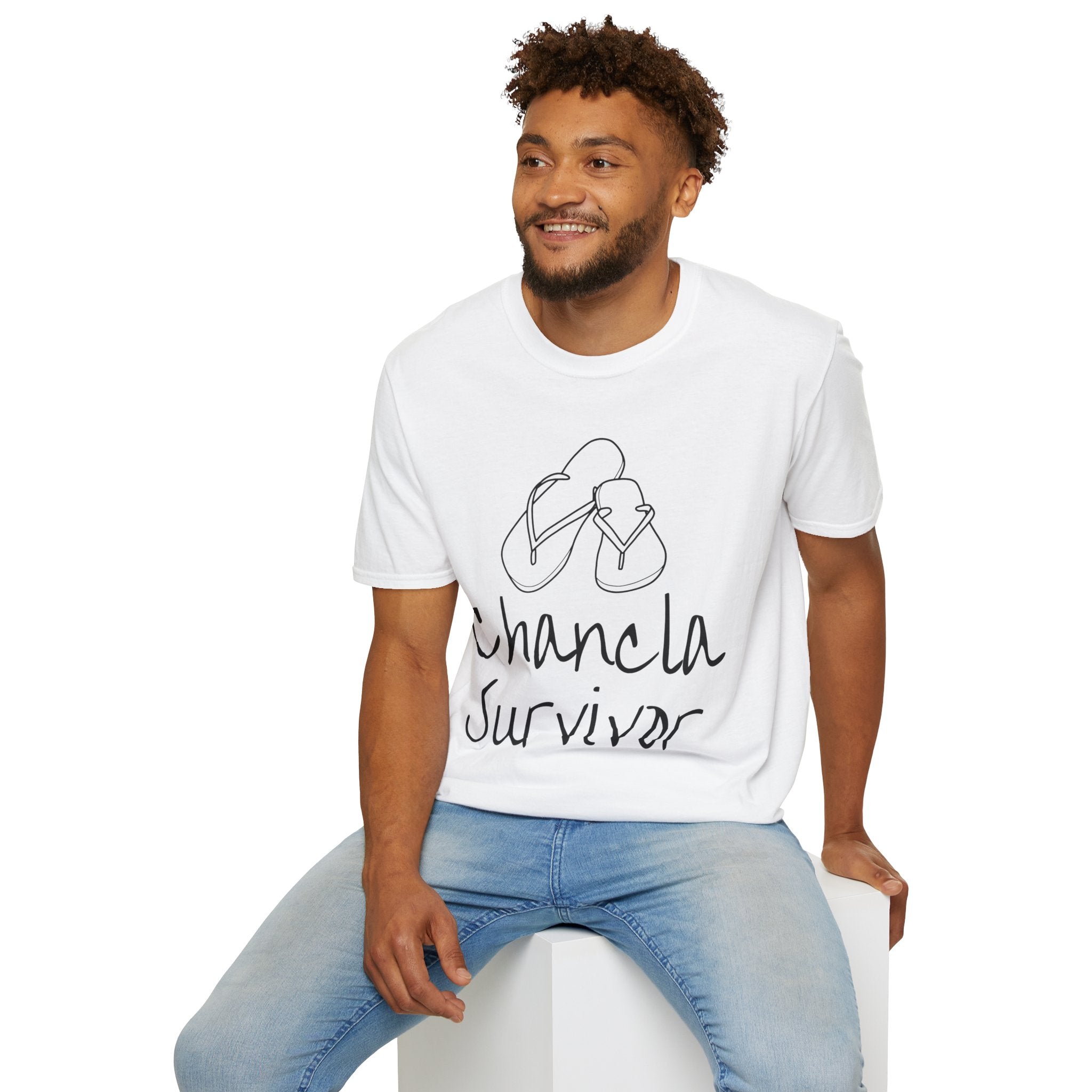 Chancla Survivor Unisex Softstyle T-Shirt