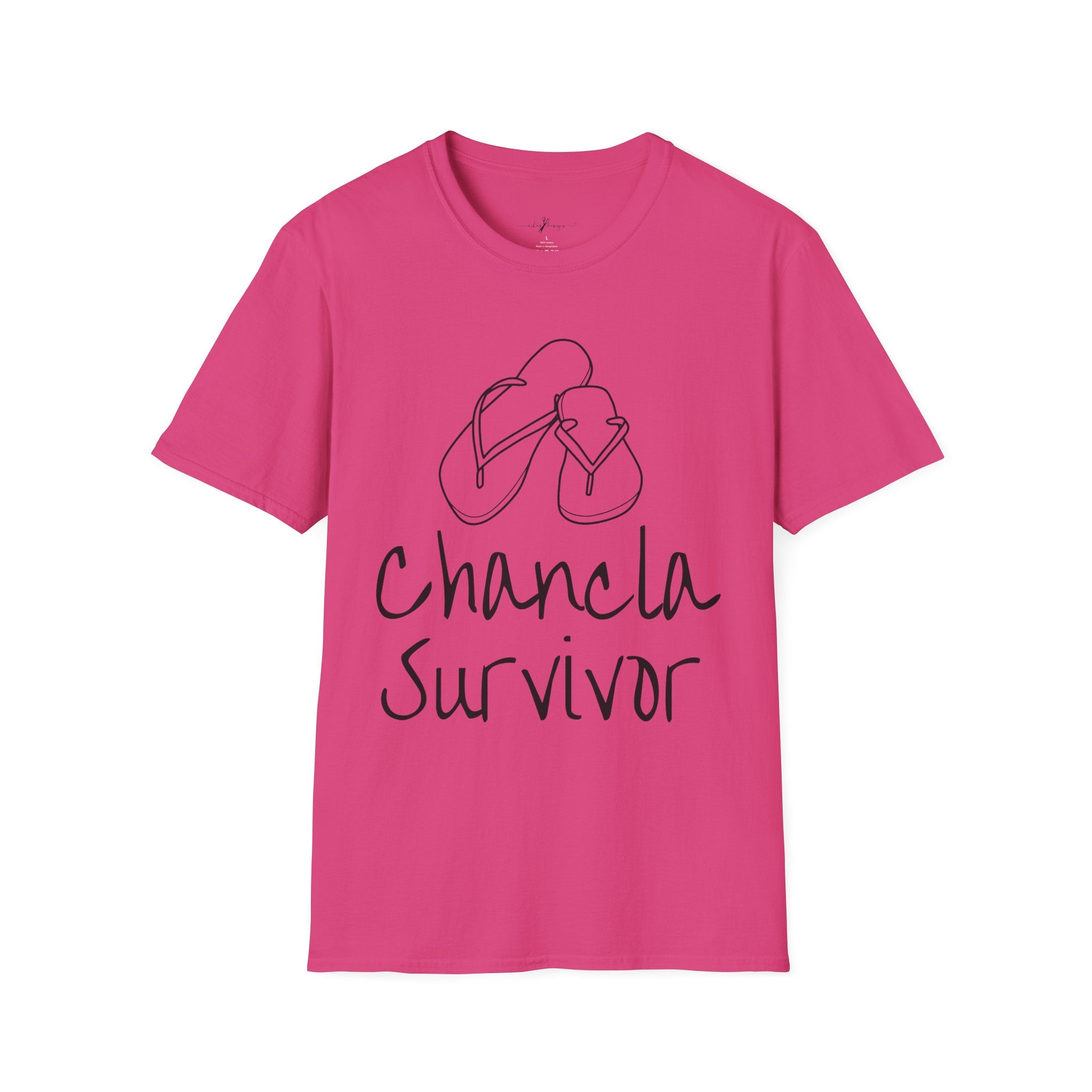 Chancla Survivor Unisex Softstyle T-Shirt
