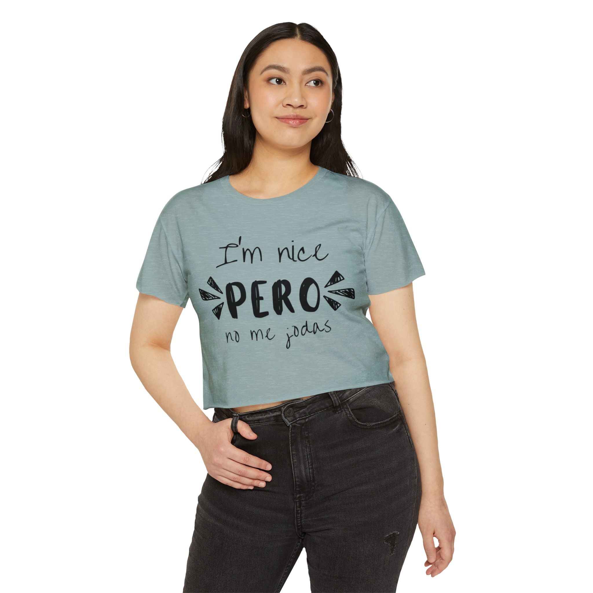 I'm Nice Crop Top