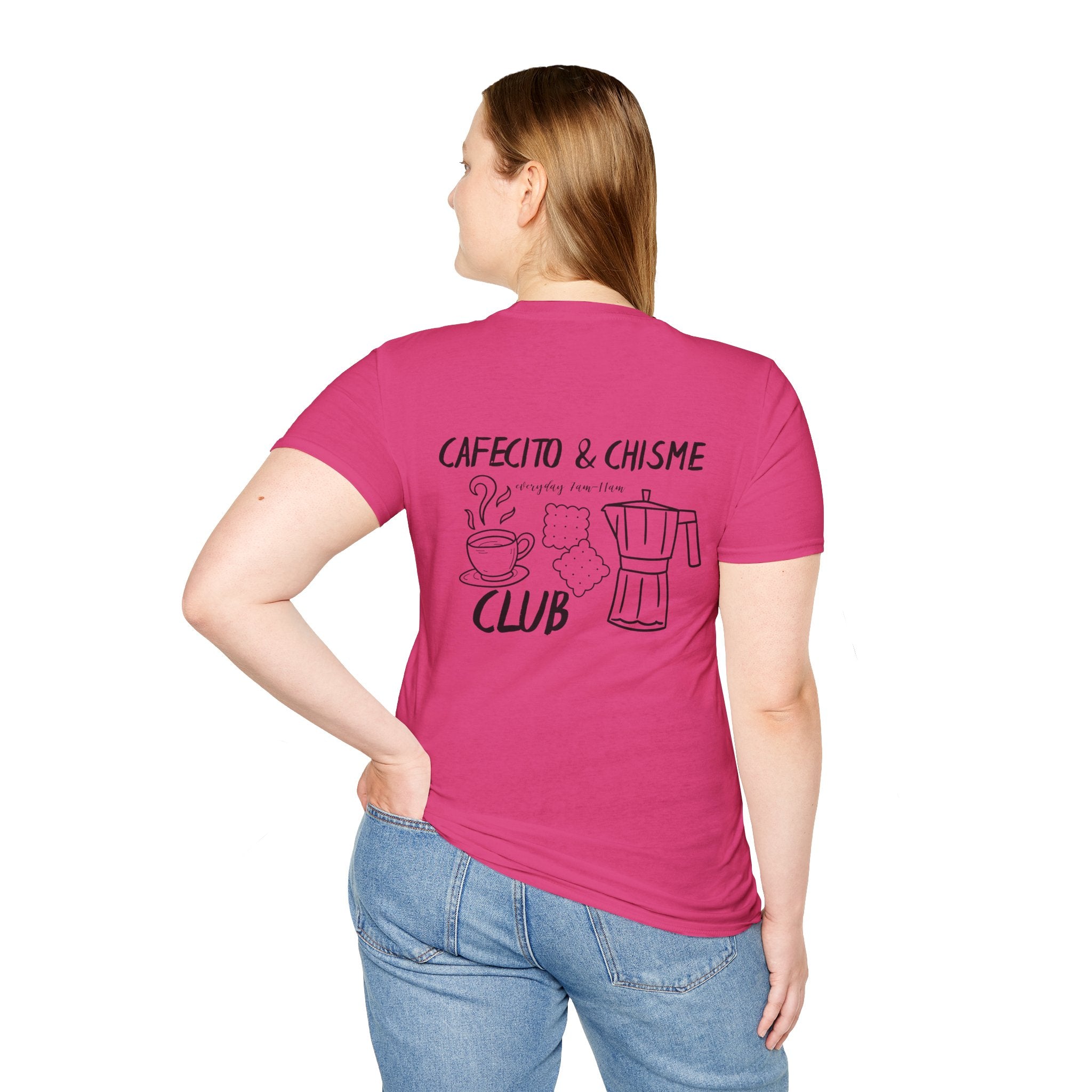 Cafecito & Chisme Club Unisex T-Shirt