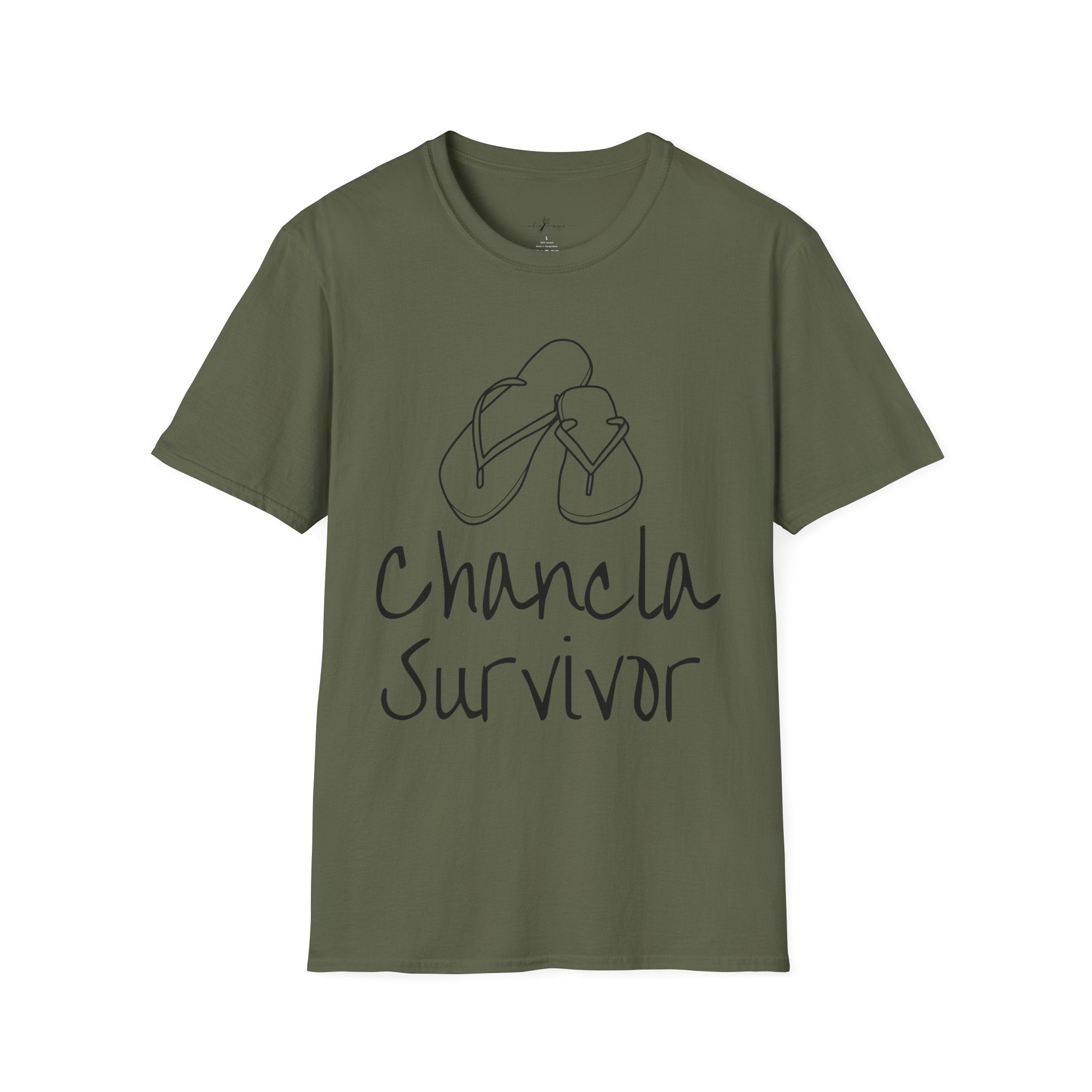 Chancla Survivor Unisex Softstyle T-Shirt