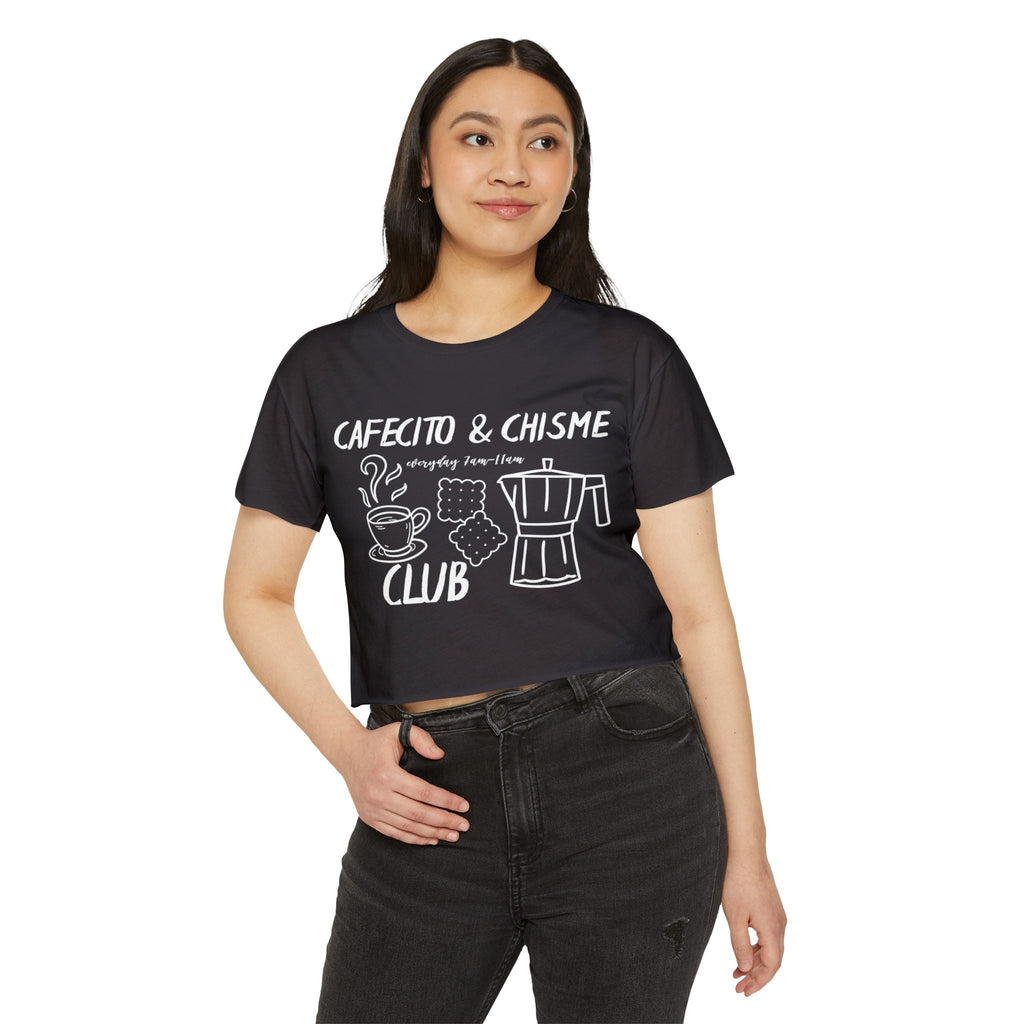 Cafecito & Chisme Club Crop Top