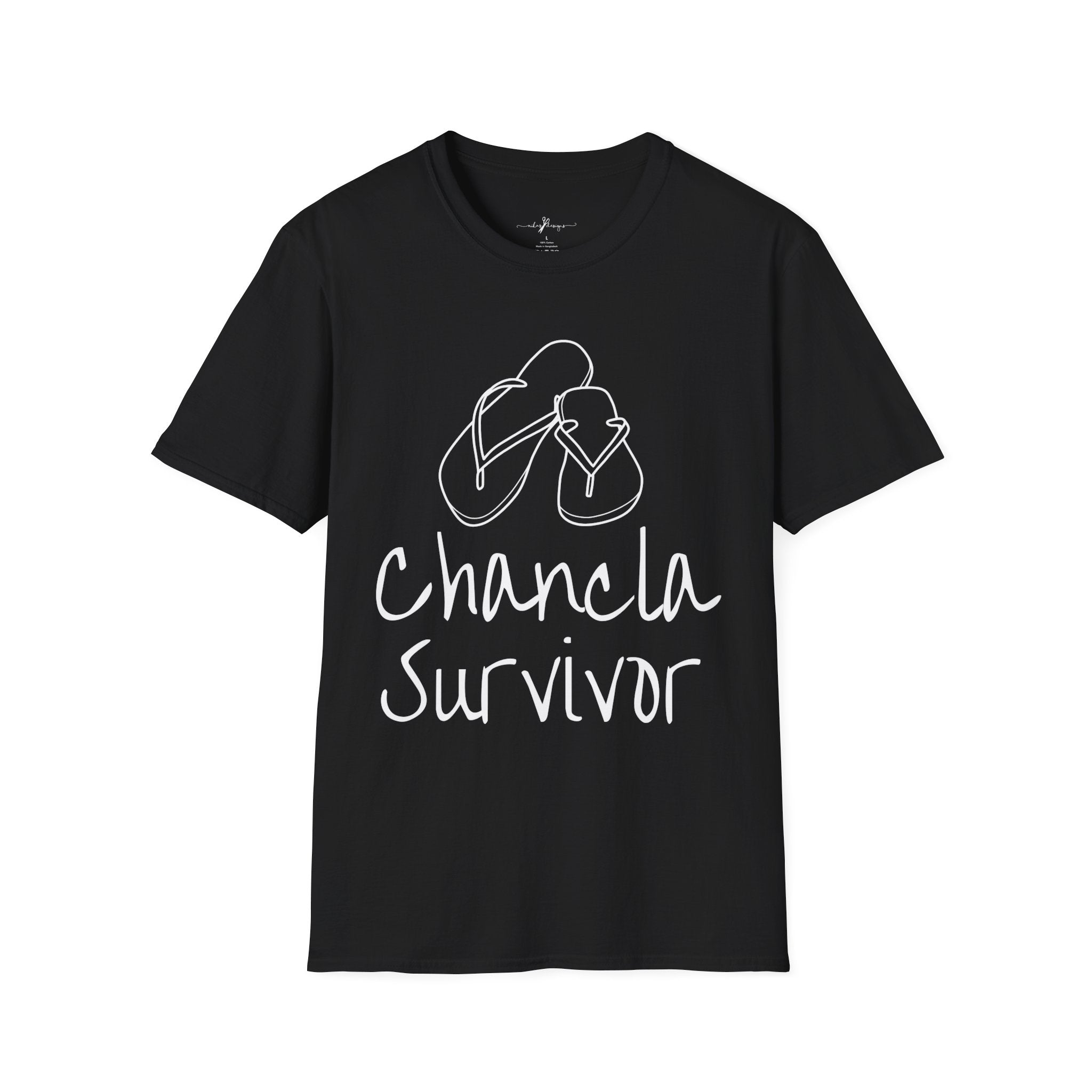 Chancla Survivor Unisex Softstyle T-Shirt