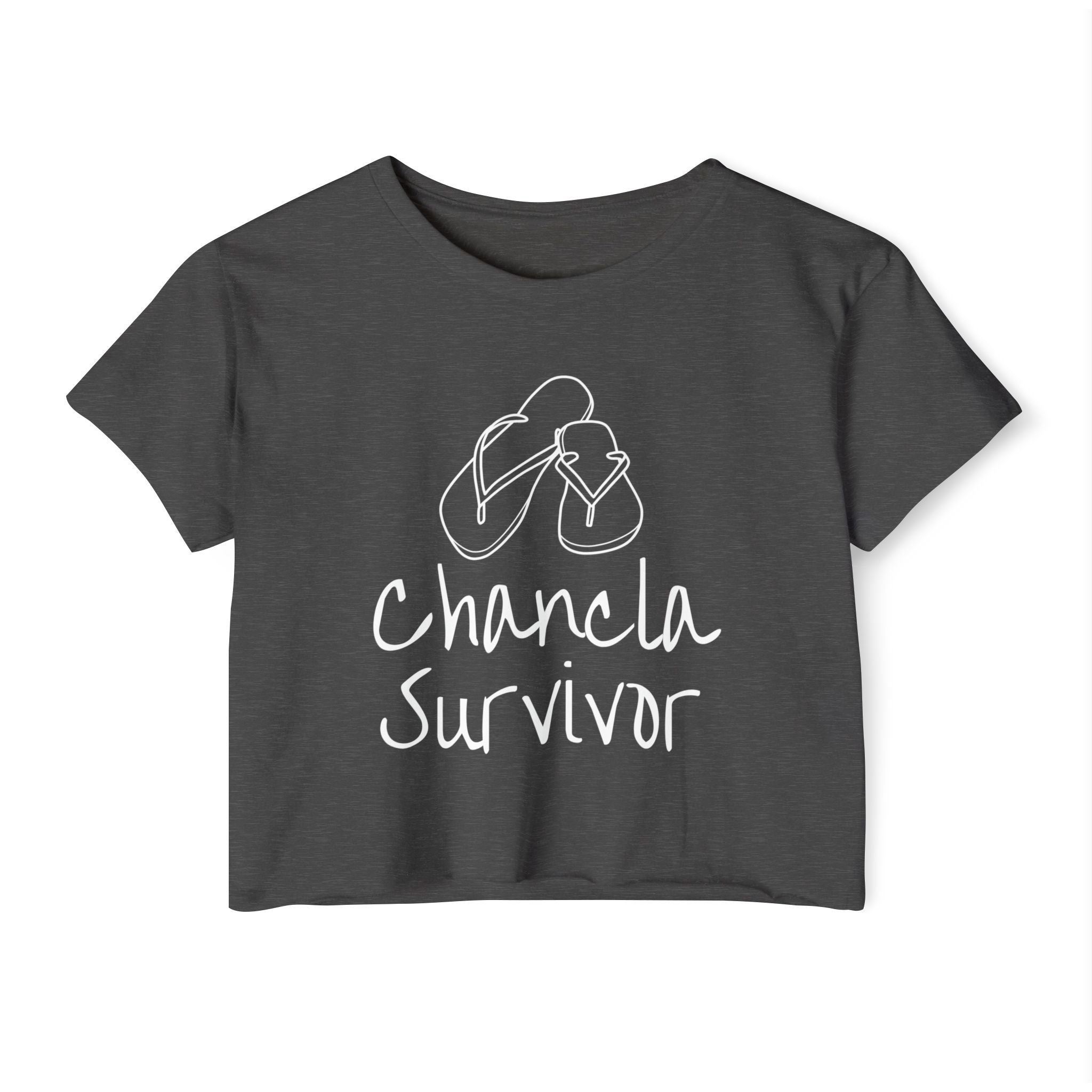Chancleta Survivor Festival Crop Top
